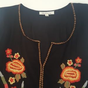 Solitaire Embroidered top